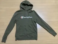 Champion パーカー フーディ L カーキ ロゴプリントのサムネイル