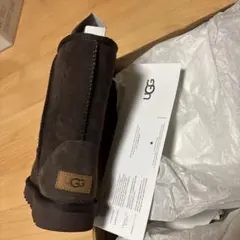 UGG W CLASSIC SHORT II ブラウン 6