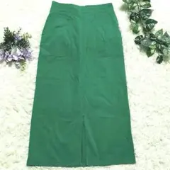 美品✨NOLLEY’S ノーリーズ タイトスカート38 グリーン 前スリット