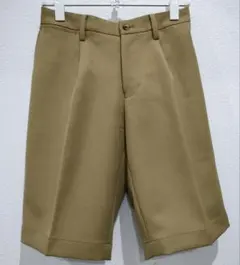 ビームスライツ1プリーツ イージーショートパンツチノハーフパンツベージュ系色のサムネイル