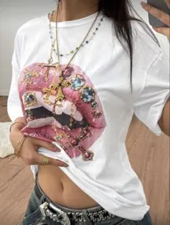 GIRL Tシャツ90s mid90sのレイ着用 - メルカリ