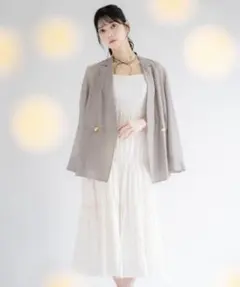 AndCouture キャミワンピ・テーラードジャケットセットアップ - メルカリ