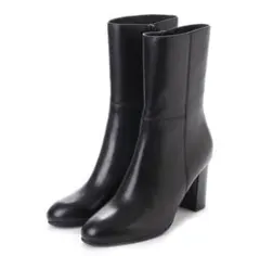 ショートブーツ　本革