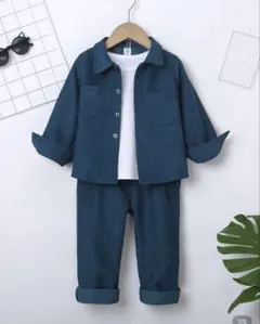 SHEIN 116cm 6y コーデュロイ セットアップ ボトムス 長袖