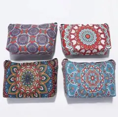 【※コメント専用ページ】エスニック　曼荼羅　幾何学模様　ネイティブ柄　大判ポーチ