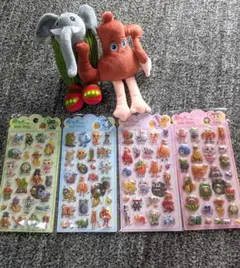 イタリアンブレインロットきゅん〜POPSEAL4P　ぬいぐるみキーホルダー2体