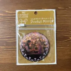 ラプンツェル　刺繍入りポケットミラー