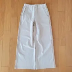 ホワイト ワイドパンツ