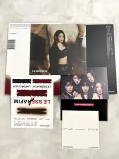 LE SSERAFIM UNFORGIVEN アルバム CD 公式 トレカなし