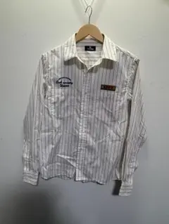 セール【美品】Subciety ストライプシャツ Mサイズのサムネイル