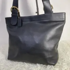 【希少】OLDCOACH トートバッグ ゴールド金具 肩掛・A4可オールドコーチ