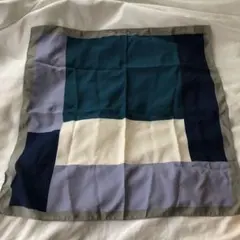 寒色系　スカーフ　バンダナ