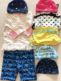 おまとめ！子供用水着・ラッシュガード・キャップセット