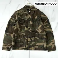 NEIGHBORHOOD リップストップ カモフラ ミリタリージャケット 日本製のサムネイル