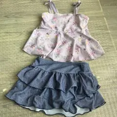 miku様専用　花柄水着　セパレート