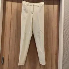 プラステホワイト スラックス テーパードパンツ