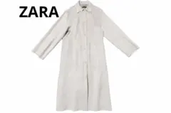 ZARA ライトベージュ スウェードコート