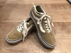 【大幅値下げ】Vans ベージュ スエード ローカットスニーカー