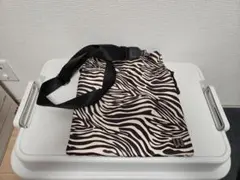 wcj ゼブラ柄 ショルダーバッグ