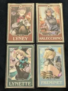 4枚セット おみくじ ランダムフォトカード ホヨランド2025 韓国限定 原神