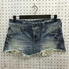 Y2K フェアリーグランジ 古着 RDCS ダメージデニム マイクロミニスカート