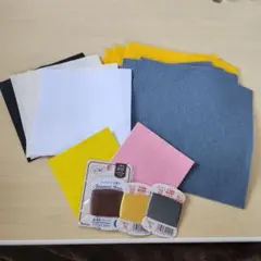 フェルト生地・糸まとめ売り(*^^*)