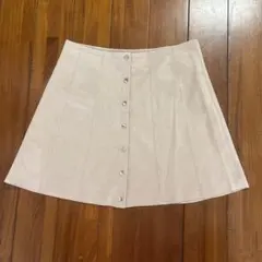 フォーエバー21 ベージュミニスカート