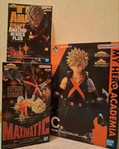 [全て未開封]ヒロアカ 爆豪勝己 フィギュア3体セット