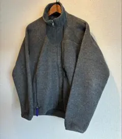 USA製patagonia シンチラフリースジャケットSグレーDポケット雪なし?