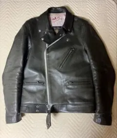 アディクトクローズ ライダース ジャケット AD-00 HORSE 茶芯 40