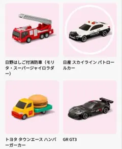 マクドナルド ハッピーセット トミカ