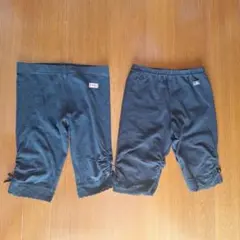 メゾピアノ　3部丈スパッツ　2点セット