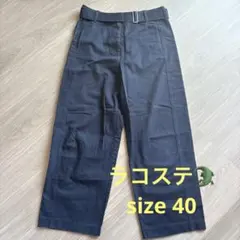 ラコステ　パンツ　ネイビー　サイズ40のサムネイル