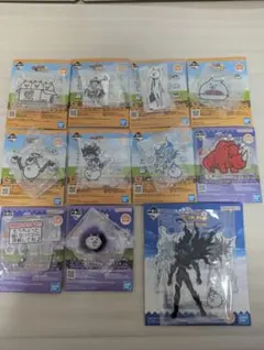 一番くじにゃんこ大戦争　E賞　G賞7品　Ｈ賞3品セット