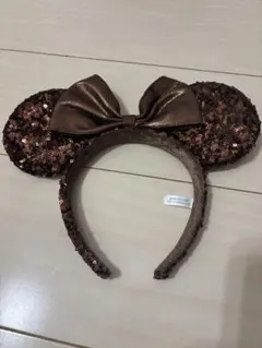 ミッキー耳カチューシャ ブラウン
