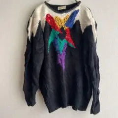 Melda Rossi カラフル長袖セーター　レディース 秋冬