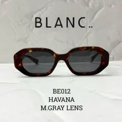 【美品】 BLANC BE012 HAVANA GRY LENS サングラスのサムネイル