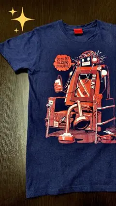 キン肉マン ステカセキングTシャツ M ネイビー