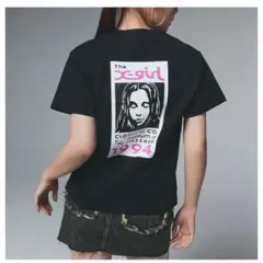 X-girl✩.*MESSAGE BOX FRAMED FACE S/S TEEのサムネイル