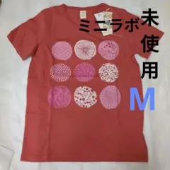 値下げ！【未使用】ベルメゾン mini laboミニラボ Tシャツ M✦北欧花柄のサムネイル