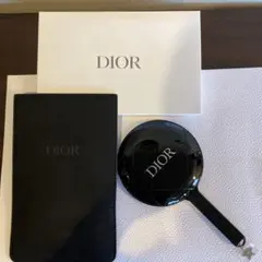 Dior ノベルティ　ハンドミラー　ケース付き