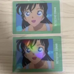 名探偵コナン　毛利蘭　ホテルニューオータニ　バッジ　ノーマル　特典クリアカード 名探偵コナン 毛利蘭 ホテルニューオータニ バッジ ノーマル