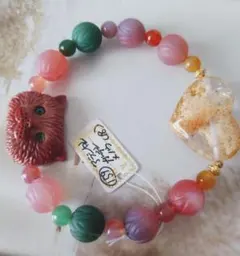 桜瑪瑙金魚オーシャンジャスパーネコご利益あるかなパーツ天然石