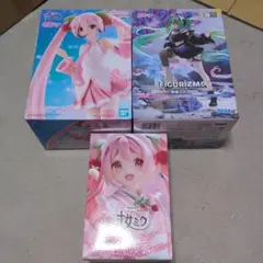 【新品未開封】初音ミク フィギュア 3点セット