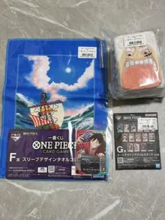 ONE PIECE 一番くじ ルフィ プロモカード、デッキケースセット
