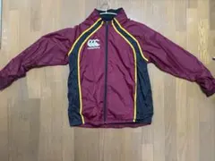 名護高校Canterbury ウォームアップジャケット ボルドー ブラック
