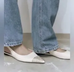 zara シューズ　スパイクディテールのサムネイル