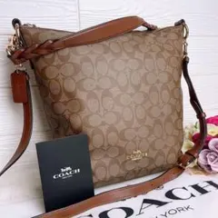 極美品 COACH F80298 Hallie シグネチャートートバッグ PVC - メルカリ