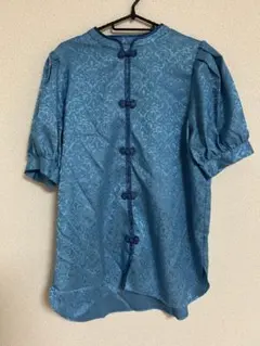 ジュエティ ボリュームスリーブチャイナシャツ