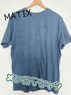 MATIX メンズ Tシャツ 青